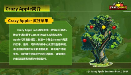 Crazy Apple引领区块链游戏革命，构建全新数字生态