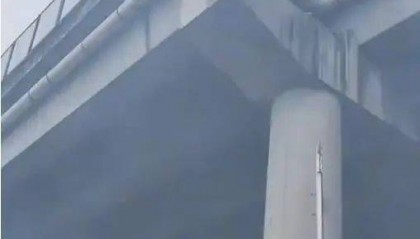 东莞一高架桥4车道变3车道致车辆坠落？当地：是特大事故