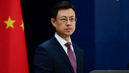 “24小时内46架解放军战机飞越台湾海峡”，外交部回应