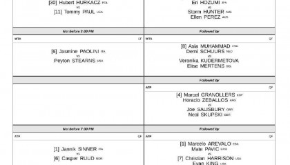 明晨，郑钦文冲击罗马站决赛