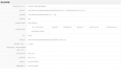 东莞一知名三甲医院，今年两次违规被罚
