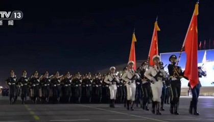 纪念中国人民抗日战争暨世界反法西斯战争胜利80周年大会第一次综合演练圆满结束【三分钟新闻早知道】