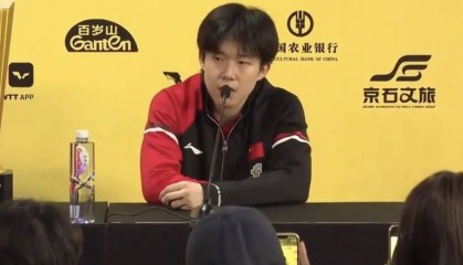王楚钦回应国乒男双受到外协冲击：中国队每一个人都很强大