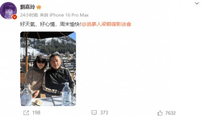 刘嘉玲、梁朝伟，突传消息！