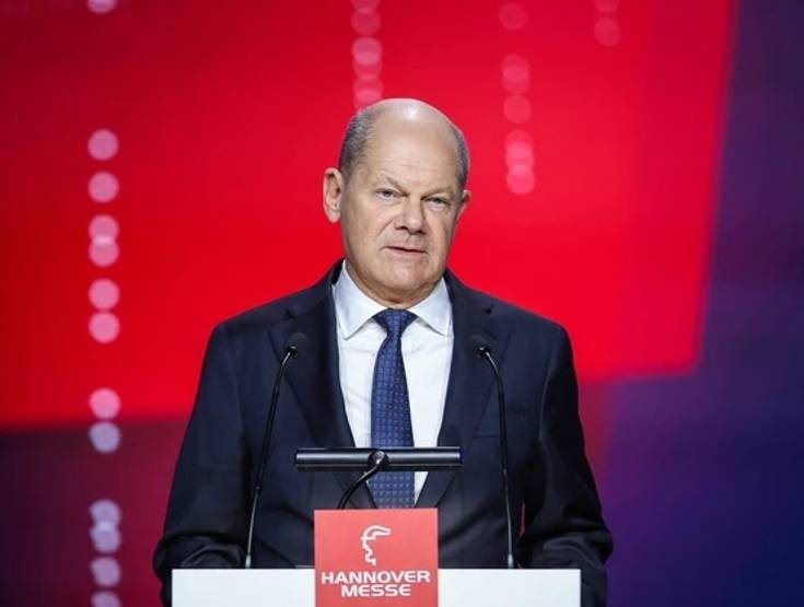 德国总理朔尔茨：欧盟将“团结一致”应对美国的关税加码
