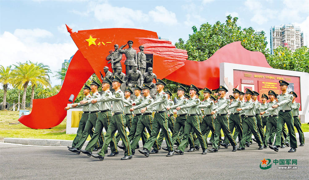 武警广东总队珠海支队执勤一中队官兵赓续红色基因影像
