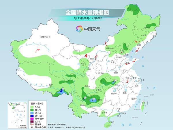 南方再度开启多雨模式，北方将现较大范围高温，全国天气→