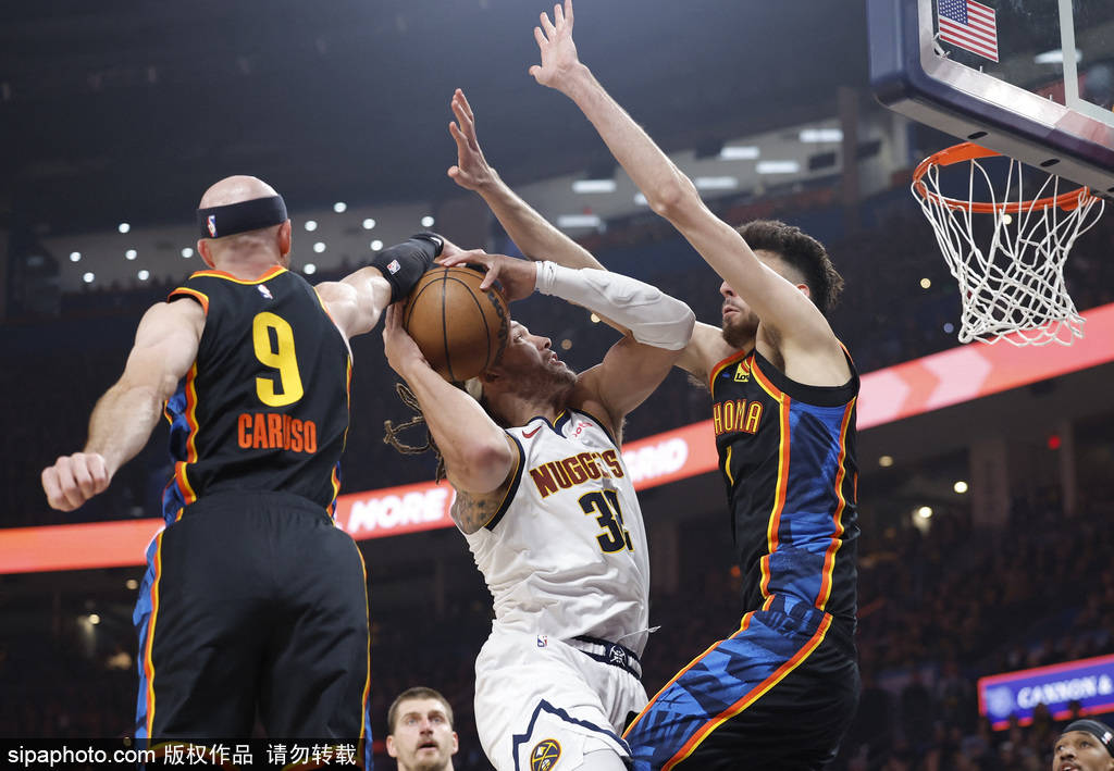 NBA季后赛G7：卡鲁索逆天防守约基奇！雷霆小个阵容的惊天豪赌！