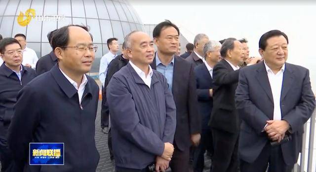 山东省委书记调研期间,前往东方航天港,观看火箭发射