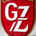 广州足球俱乐部队徽，红色背景带有字母GZ字样